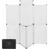 TECTAKE Messewand 200x180cm - Werbeaufsteller, Faltwand, Faltdisplay - Weiß -TECTAKE Shop 10661650 1