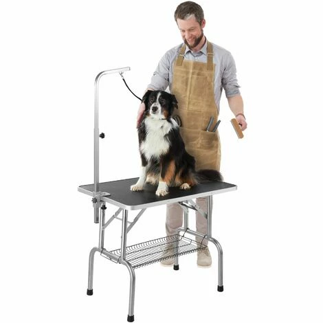 TECTAKE Trimmtisch mit Galgen und Korb - Pflegetisch, Schertisch, Hundefrisiertisch TECTAKE Trimmtisch Mit Galgen Und Korb - Pflegetisch, Schertisch, Hundefrisiertisch -TECTAKE Shop 11499332 2