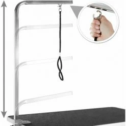 TECTAKE Trimmtisch Mit Galgen - Pflegetisch, Schertisch, Hundefrisiertisch - Schwarz/weiß 5 TECTAKE Trimmtisch Mit Galgen - Pflegetisch, Schertisch, Hundefrisiertisch - Schwarz/weiß -TECTAKE Shop 11499334 4