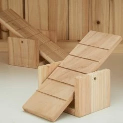 TECTAKE Hamsterkäfig Aus Holz 115x60x58cm - Nagerkäfig, Kleintierkäfig, Kleintierstall -TECTAKE Shop 14125292 5