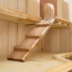 TECTAKE Nagerkäfig Aus Holz 95x50x50cm - Nagerstall, Kleintierkäfig, Kleintiergehege 4 TECTAKE Nagerkäfig Aus Holz 95x50x50cm - Nagerstall, Kleintierkäfig, Kleintiergehege -TECTAKE Shop 14125293 3