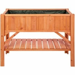 TECTAKE Hochbeet Mit Ablage 119x53x90cm - Frühbeet, Pflanzkasten, Pflanzenbeet 4 TECTAKE Hochbeet Mit Ablage 119x53x90cm - Frühbeet, Pflanzkasten, Pflanzenbeet -TECTAKE Shop 14125295 3