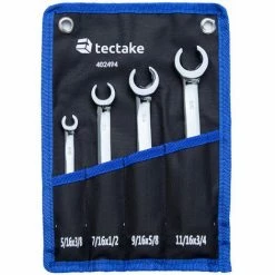 TECTAKE Kombi Doppelringschlüssel-Satz 12-tlg. - Schraubenschlüssel, Ratschenschlüssel -TECTAKE Shop 14159798 5