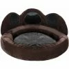 TECTAKE Hundebett Balou - Hundekorb, Hundekörbchen, Hundekissen - Ø 80 X 33 Cm Schwarz/braun -TECTAKE Shop 14751847 1