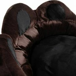 TECTAKE Hundebett Balou - Hundekorb, Hundekörbchen, Hundekissen - Ø 80 X 33 Cm Schwarz/braun -TECTAKE Shop 14751847 3