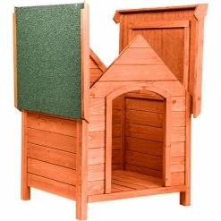 TECTAKE Hundehütte Bailey 72x65x83cm - Hundehöhle, Hundehaus, Hundehäuschen -TECTAKE Shop 14949755 3