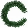TECTAKE Weihnachtsgirlande Naturgetreu Mit Weißen Spitzen 2,7m - Tannengirlande, Tannenbaumschmuck, Christbaumschmuck -TECTAKE Shop 16035485 1