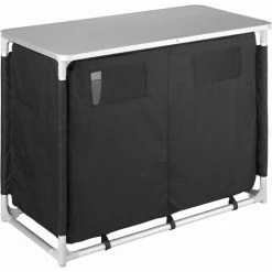 TECTAKE Campingküche 97x47,5x78cm - Outdoorküche, Campingschrank, Campingausstattung - Schwarz -TECTAKE Shop 16166227 5