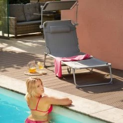 TECTAKE 2 Gartenliegen 4-stufig Mit Kopfpolster - Sonnenliegen, Liegestühle, Relaxliegen - Pink 4 TECTAKE 2 Gartenliegen 4-stufig Mit Kopfpolster - Sonnenliegen, Liegestühle, Relaxliegen - Pink -TECTAKE Shop 17998913 3