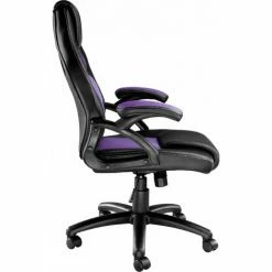 TECTAKE Bürostuhl Mike - Gaming Sessel, Zockersessel, Computerstuhl - Schwarz/lila -TECTAKE Shop 18118484 4