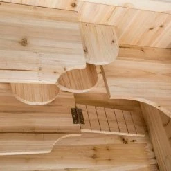 TECTAKE Kleintierkäfig Aus Holz 60x40x80cm - Hamsterkäfig, Käfig, Mäusekäfig -TECTAKE Shop 18408591 5