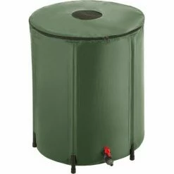 TECTAKE Regenwassertank - Regenwassertank, Regentonne, Wassertank - 200 L