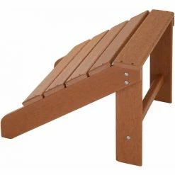 TECTAKE Fußablage - Fußablage, Fußauflage Fußbank, Adirondack-Fußstütze - Braun -TECTAKE Shop 26891204 3