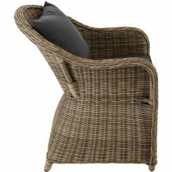 TECTAKE Aluminium Rattan Sitzgruppe Zürich 2+1 - Gartenlounge, Terrassenmöbel, Rattan Lounge - Natur -TECTAKE Shop 27026947 5