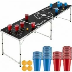 TECTAKE Bierpongtisch Tijuana - Bier-Pong-Tisch, Beer-Pong-Tisch, Beirut