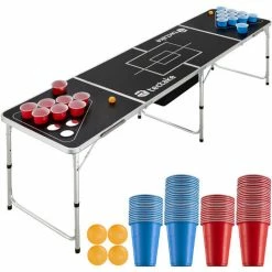 TECTAKE Bierpongtisch Cancun - Bier-Pong-Tisch, Beer-Pong-Tisch, Beirut