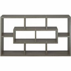 TECTAKE Regal Kassandra - Regal Mit Acht Fächern, Standregal, Wandregal - Eiche Geschliffen 6 TECTAKE Regal Kassandra - Regal Mit Acht Fächern, Standregal, Wandregal - Eiche Geschliffen -TECTAKE Shop 28163461 5