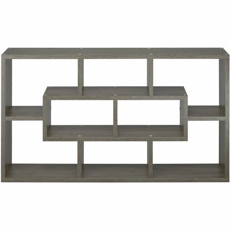 TECTAKE Regal Kassandra - Regal mit acht Fächern, Standregal, Wandregal - Eiche geschliffen TECTAKE Regal Kassandra - Regal Mit Acht Fächern, Standregal, Wandregal - Eiche Geschliffen -TECTAKE Shop 28163461 5