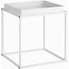 TECTAKE Beistelltisch Cambridge 40x40x44cm - Beistelltisch, Tabletttisch, Wohnzimmertisch - Weiß -TECTAKE Shop 39355872 1