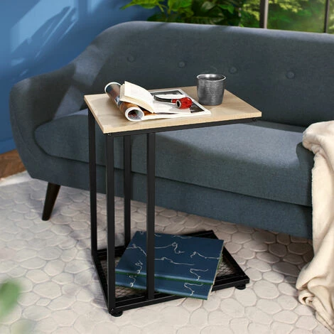 TECTAKE Beistelltisch Eton 48x35x66cm - Couchtisch, Nachttisch, Sofatisch - Industrial dunkelbraun TECTAKE Beistelltisch Eton 48x35x66cm - Couchtisch, Nachttisch, Sofatisch - Industrial Dunkelbraun -TECTAKE Shop 39620586 2