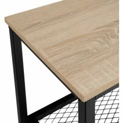 TECTAKE Konsole Bristol 100x30x81cm - Flurtisch Beistelltisch, Sideboard, Wohnzimmertisch - Industrial Holz Hell, Eiche Sonoma -TECTAKE Shop 39621735 5