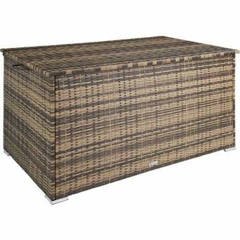 TECTAKE Auflagenbox mit Aluminiumgestell Oslo, 145x82,5x79,5cm - Gartenbox, Kissenbox, Gartentruhe - natur TECTAKE Auflagenbox Mit Aluminiumgestell Oslo, 145x82,5x79,5cm - Gartenbox, Kissenbox, Gartentruhe - Natur -TECTAKE Shop 49751081 1
