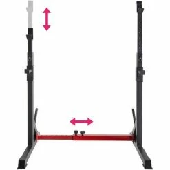 TECTAKE Squat Rack Apollo - Squat-Rack, Verstellbarer Kniebeugeständer, Langhantelständer -TECTAKE Shop 50200826 4