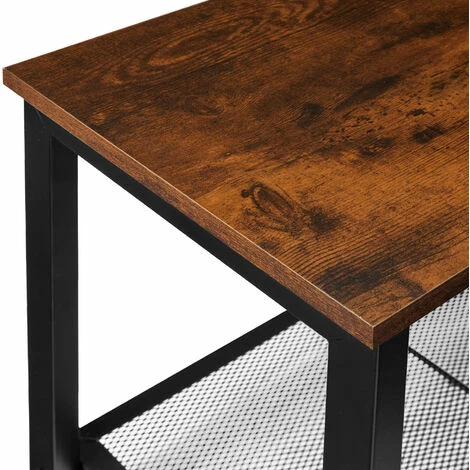 TECTAKE Schuhregal Taunton 80x30x45,5cm - Schuhregal mit Gitterablagen, Schuhablage, Schuhbank - Industrial dunkelbraun TECTAKE Schuhregal Taunton 80x30x45,5cm - Schuhregal Mit Gitterablagen, Schuhablage, Schuhbank - Industrial Dunkelbraun -TECTAKE Shop 50760016 4