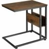 TECTAKE Beistelltisch Wigan 55x36,5x60cm - Beistelltisch Industrial Style, Couchtisch, Nachttisch - Industrial Dunkelbraun 1 TECTAKE Beistelltisch Wigan 55x36,5x60cm - Beistelltisch Industrial Style, Couchtisch, Nachttisch - Industrial Dunkelbraun -TECTAKE Shop 50921913 1