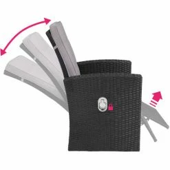 TECTAKE Rattan Lounge Bari - Rattan-Lounge, Lounge-Set, Lounge-Gruppe - Schwarz -TECTAKE Shop 52528069 5