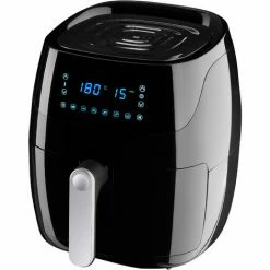 TECTAKE Heißluftfritteuse Yaiza 4,3 L - Luftfritteuse, Fritteuse, Airfryer
