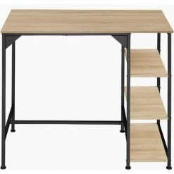 TECTAKE Bartisch Cannock 109x60x100cm - Bartisch Industrial Style, Bistrotisch, Stehtisch - Industrial Holz Hell, Eiche Sonoma -TECTAKE Shop 56344236 3