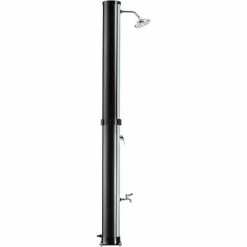 TECTAKE Solardusche Orinoco 38l - Gartendusche, Außendusche, Campingdusche - Schwarz/silber -TECTAKE Shop 57212885 3