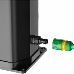 TECTAKE Solardusche Ofanto 35l - Gartendusche, Außendusche, Campingdusche - Schwarz/silber -TECTAKE Shop 57212886 5