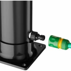 TECTAKE Solardusche Tinto 20l - Gartendusche, Außendusche, Campingdusche - Schwarz/silber -TECTAKE Shop 57212887 5