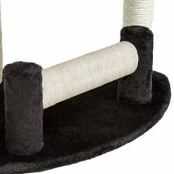 TECTAKE Kratzbaum Blouky 90cm - Katzenbaum, Katzenkratzbaum, Katzenhaus - Schwarz -TECTAKE Shop 58502467 5