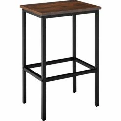 TECTAKE Barset Inverness - Barset, Bartisch-Set, Bistrotisch-Set - Industrial Dunkelbraun -TECTAKE Shop 60867181 4