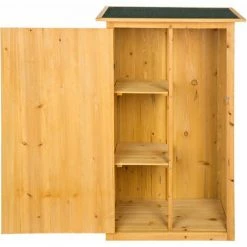 TECTAKE Gartenschrank Taman Mit Flachdach - Geräteschrank, Terassenschrank, Outdoor Schrank -TECTAKE Shop 66352956 4