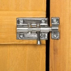 TECTAKE Gartenschrank Taman Mit Flachdach - Geräteschrank, Terassenschrank, Outdoor Schrank -TECTAKE Shop 66352956 5