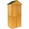TECTAKE Gartenschrank Kadi Mit Spitzdach - Geräteschrank, Terassenschrank, Outdoor Schrank -TECTAKE Shop 67270447 1
