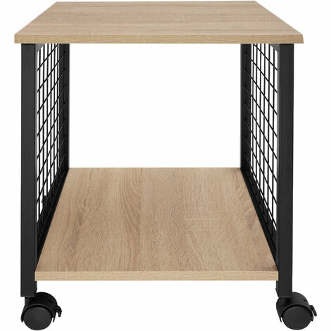 TECTAKE Beistelltisch Gary 40x40x48cm - Beistelltisch Industrial Style, Nachttisch, Schlafzimmertisch - Industrial Holz hell, Eiche Sonoma TECTAKE Beistelltisch Gary 40x40x48cm - Beistelltisch Industrial Style, Nachttisch, Schlafzimmertisch - Industrial Holz Hell, Eiche Sonoma -TECTAKE Shop 71919581 2