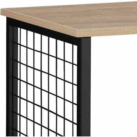 TECTAKE Beistelltisch Gary 40x40x48cm - Beistelltisch Industrial Style, Nachttisch, Schlafzimmertisch - Industrial Holz hell, Eiche Sonoma TECTAKE Beistelltisch Gary 40x40x48cm - Beistelltisch Industrial Style, Nachttisch, Schlafzimmertisch - Industrial Holz Hell, Eiche Sonoma -TECTAKE Shop 71919581 5