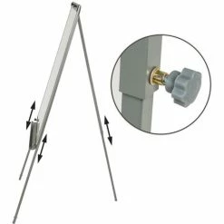 TECTAKE Flipchart Moderationstafel 65x95cm Weiß Mit 12 Magneten - Whiteboard, Magnettafel, Pinnwand -TECTAKE Shop 7499800 3