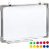 TECTAKE Magnettafel Inkl. 12 Farbigen Magneten - Whiteboard, Magnettafel, Pinnwand - 40 X 30 X 2 Cm -TECTAKE Shop 7499878 1