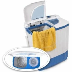 TECTAKE Mini-Waschmaschine 4,5 Kg Mit Wäscheschleuder 3,5 Kg - Campingwaschmaschine, Single Waschmaschine, Toploader -TECTAKE Shop 7499883 5