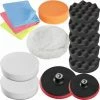 TECTAKE Polierschwamm-Set Inkl. 2 Polierteller 14-tlg - Polierpads, Polierscheiben, Polierteller 2 TECTAKE Polierschwamm-Set Inkl. 2 Polierteller 14-tlg - Polierpads, Polierscheiben, Polierteller -TECTAKE Shop 7499901 1