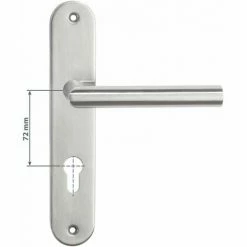 TECTAKE Langschild Türgriff Aus Edelstahl - Türdrücker, Türklinke, Türbeschlag - PZ -TECTAKE Shop 7499965 3