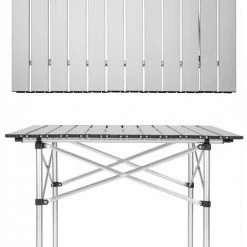 TECTAKE Camping Klapptisch Aus Aluminium Inkl. Tasche 70x70x70cm - Camping Tisch, Outdoor Tisch, Campingtisch Klappbar -TECTAKE Shop 7499969 3