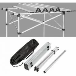TECTAKE Camping Klapptisch Aus Aluminium Inkl. Tasche 70x70x70cm - Camping Tisch, Outdoor Tisch, Campingtisch Klappbar -TECTAKE Shop 7499969 4