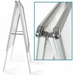 TECTAKE A1 Plakatständer Aluminium, Doppelseitig, Inkl. 2 Folien - Kundenstopper, Aufsteller, Werbeaufsteller -TECTAKE Shop 7499985 4
